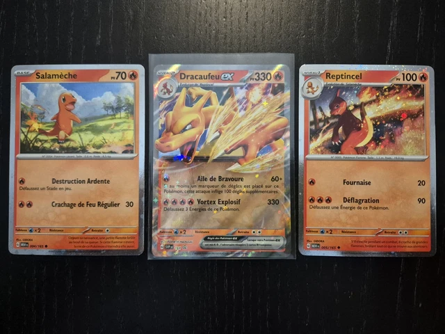 Pokémon Lot 3 Cartes Jumbo Écarlate Et Violet - Skeledirge EX, Meowscarada EX, Quaquaval EX
