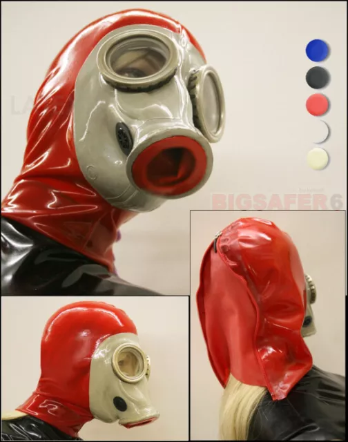 ☑️ LATEXTIL ☑️ - Latexmaske "BIG SAFER" - latex mask rubber - NEU / NEW