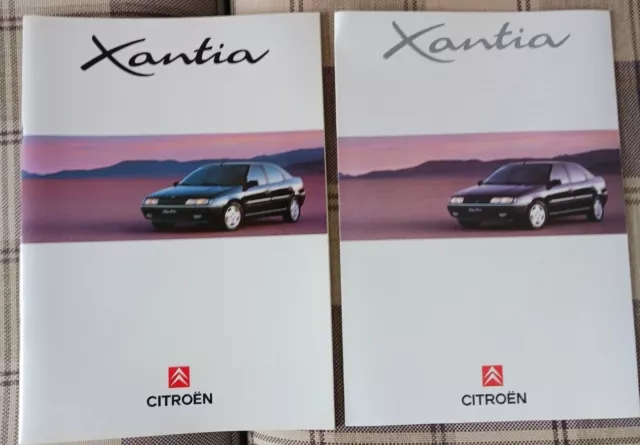 Citroen Xantia Original Sales Brochure - June 1994 - 43 Page & Safety Insert