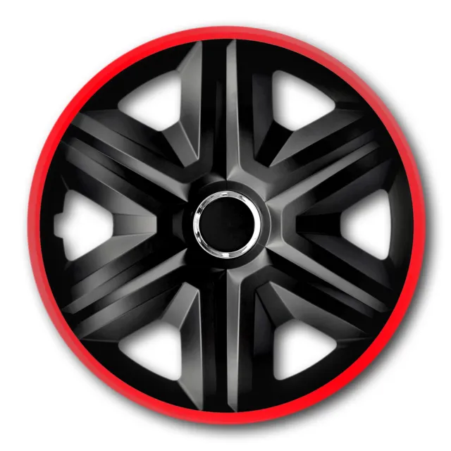 HUB CAPS 16" Wheel Trims 16 Inch HQ ABS Plastic Universal Push-In Set of 4 ~053~