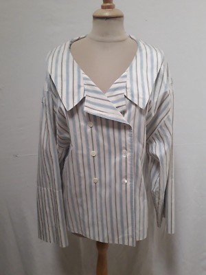 CHEMISIER VESTE  SOIE Karl Lagerfeld T38 VINTAGE 90 Lagerfeld SILK BLOUSE size S