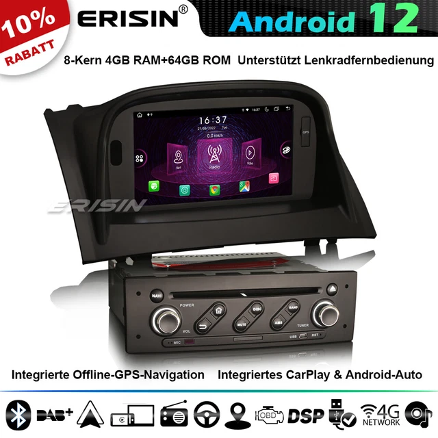 8 core 64 GB Android 12 Autoradio GPS CarPlay Navi DAB+ OBD2 DVD RENAULT MEGANE 2
