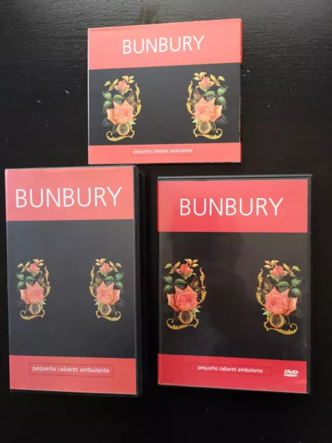 Bunbury (Héroes Del Silencio) (1Cd+1Dvd+1Vhs) Lote Pequeño Cabaret Ambulante