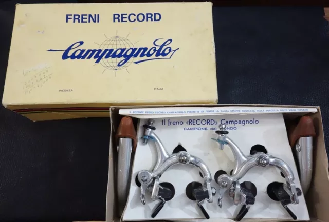 NOS/NIB Campagnolo NUOVO RECORD Brake Full Set Short Reach 1970s Vintage Rare