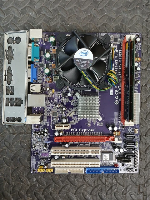 Carte Mère ECS 760 GX-MV 1.1 A Pour Socket 754 - DDR1 - MicroATX - Fonctionnelle