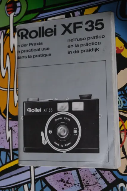 Original Rollei XF35 Users instruction Manual