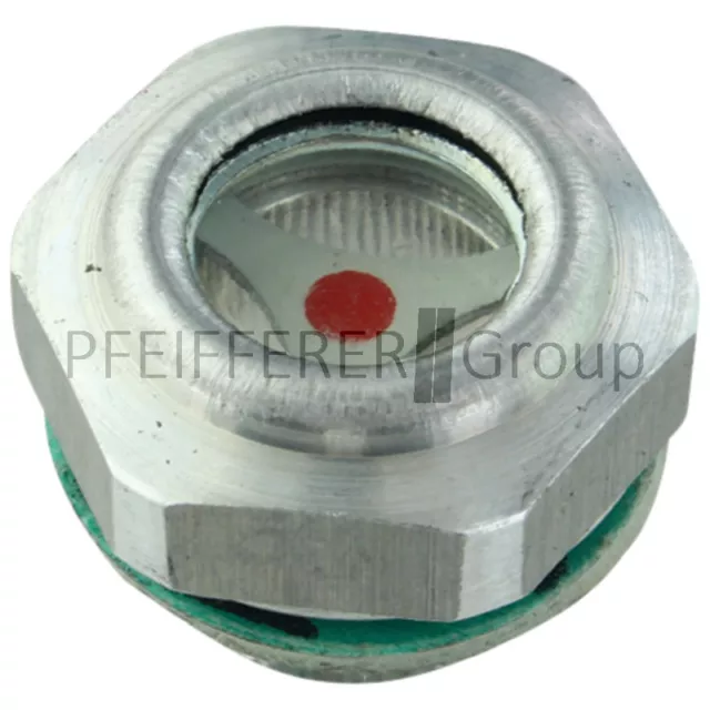 Hydraulikzubehör Schauglas Aluminium 1/2"