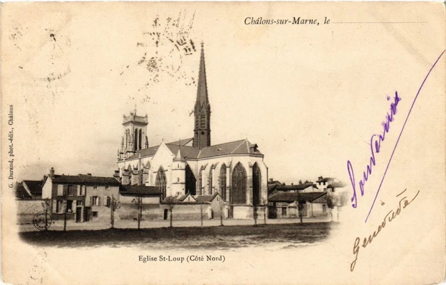 CPA AK CHALONS-sur-MARNE - Church of St-LOUP (363775)