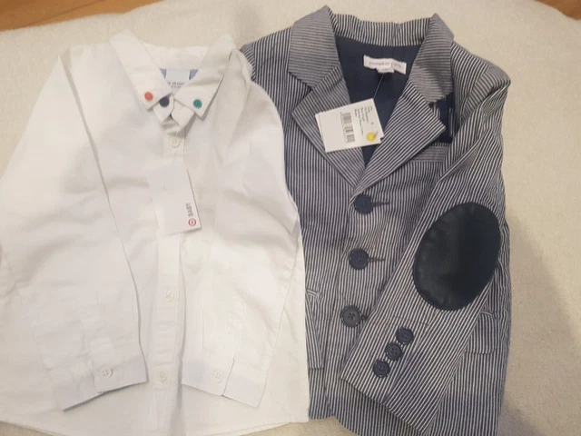Baby Boy Bundle NWT 18-24months Pumkin patch jacket and white target shirt