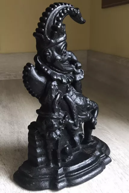 victorian cast iron door stop ‘MR PUNCH AND His Dog Toby’