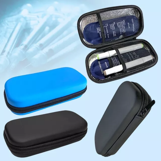 Enfriador Medicla bolsa de enfriamiento de insulina protectora de píldoras congelador de medicamentos para la diabetes