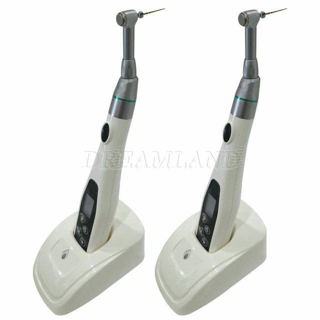 2 Dental Cordless Endo motor Root Canal Treatment 16:1 Contra Angle CE-II