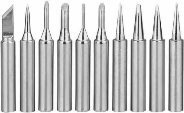 10 Pack Electrical Parts Solder Tips Standard  Soldering Iron Size Accessories 2