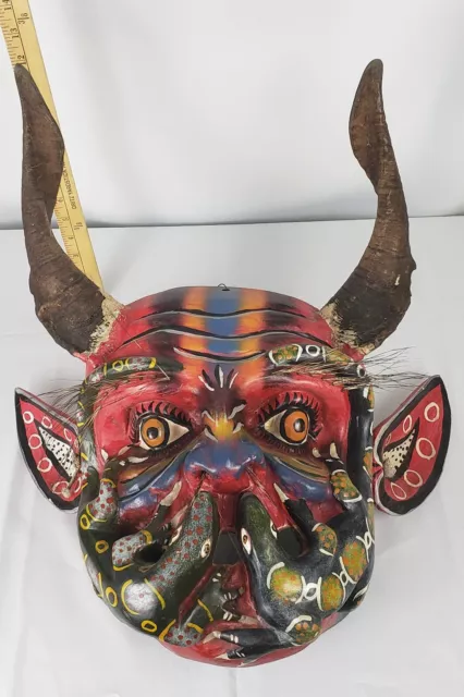 Mexican Diablo Wood Mask