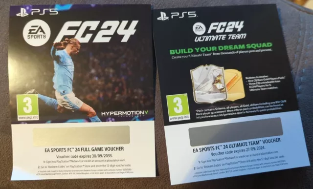EA Sports FC 24 For PS5 - Full Game Digital Code Plus Ultimate Team Voucher