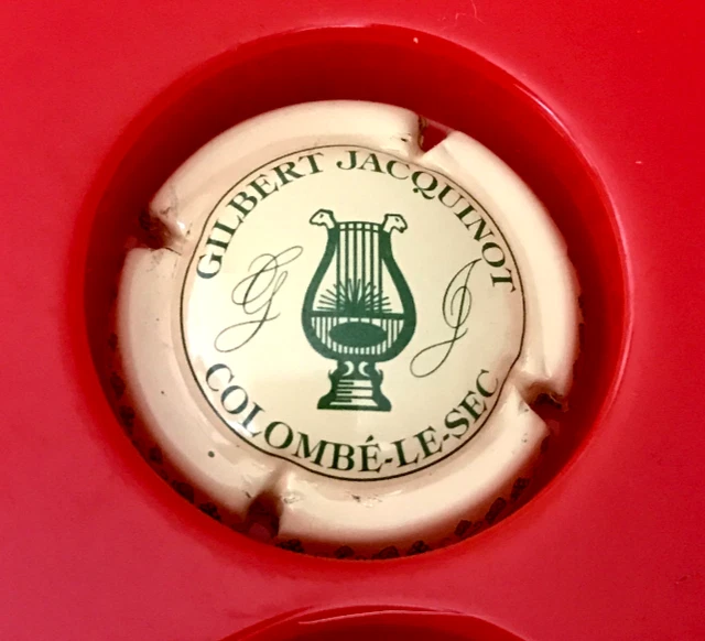 Capsule Champagne JACQUINOT Gilbert - Crème et vert