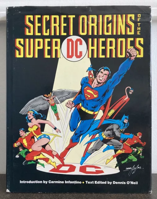 Secret Origins Of The Super Dc Heroes 1976 Hardcover Hc Neal Adams Warner Books