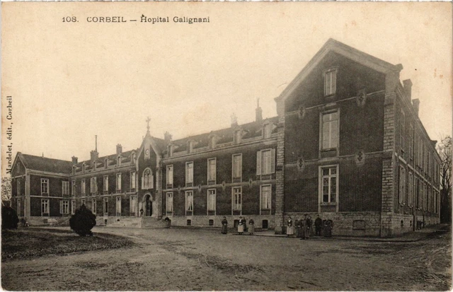 CPA 91 SOISY SOUS ETIOLLES / RUE GALIGNANI / PAPETERIE