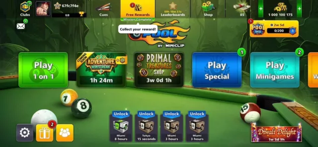 1B to 10B 💯 50M Bonus LEGIT 8 Ball coins pool billard game PC phone ios  androd