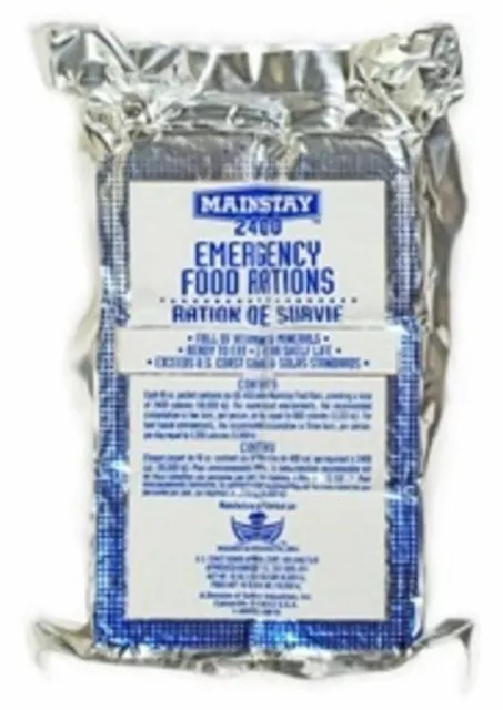 Mainstay Emergency Food Rations  2400 Calorie Bars, 20 pack, expires 11/30/28