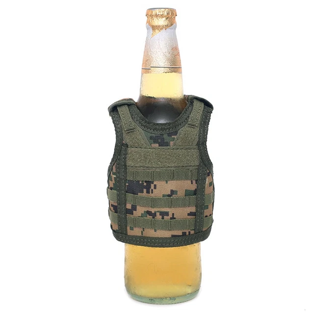 Gilet à manches bouteille de bière style militaire tactique support refroidiss