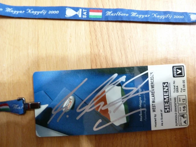 Racing-Formula 1, Autographs-Original, Sports Mem, Cards & Fan