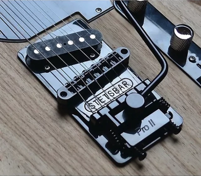 CONOMISEZ Stetsbar Tremolo Pro II noir chrome EZ BOLT ON