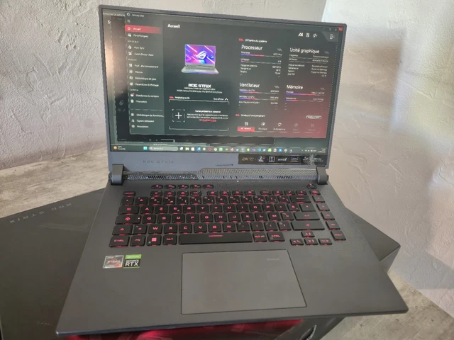 Protable Computer PC PORTABLE GAMER ASUS ROG Strix / RTX 3080 / 32 Go ram / Écran 2k ...