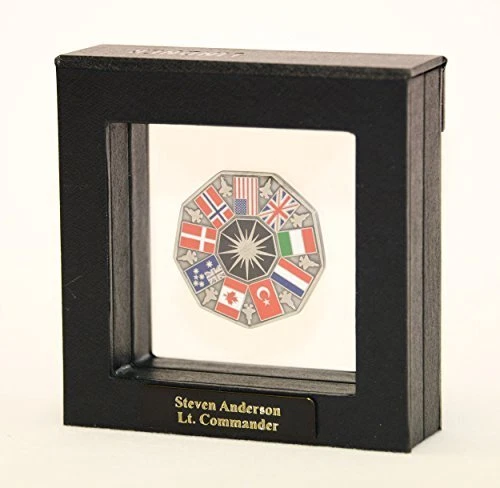 1 Single Challenge Coin Display Case Box Holder Shadowbox