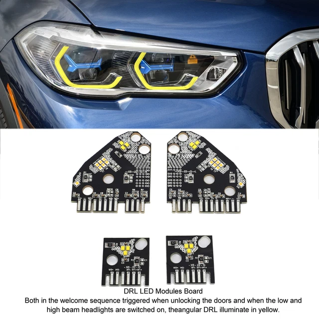 (EU Spina) CSL DRL Scheda di controllo CSL dissipazione calore veloce spina and play giallo DRL