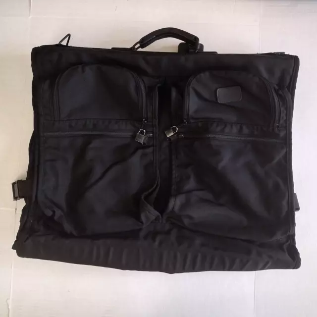 Tumi Garment Bag Carry On Ballistic Nylon Bi-Fold Black