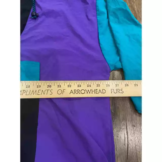 Vtg 90s B.U.M. Equipment Nylon Windbreaker Pullover Jacket Men’s XL