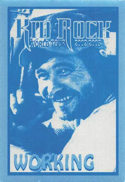 Kid Rock Backstage Pass 2002-2003 Blue Working Pass Variant