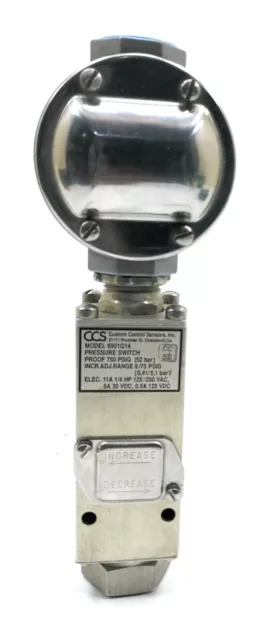 Ccs Custom Control Sensors Pression Interrupteur 6901G14 Marine 098