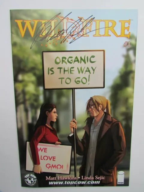Wildfire #1 - Double Signed Hawkins & Sejic - Retailer Variant - Top Cow 2014