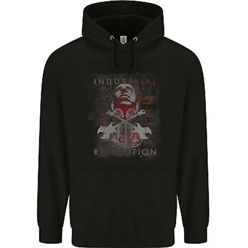 Industrial Revolution Rock Music Guitar Childrens Kids Hoodie