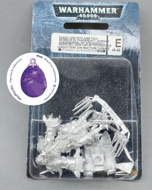 Seigneur Du Chaos Avec Réacteur Dorsal - Plastique Warhammer 40K - Occasion