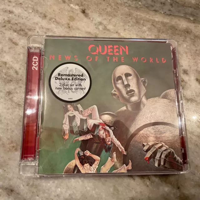 QUEEN 2CD News of the World 40th Anniversary Remaster 2011 UK Version w/Bonus CD