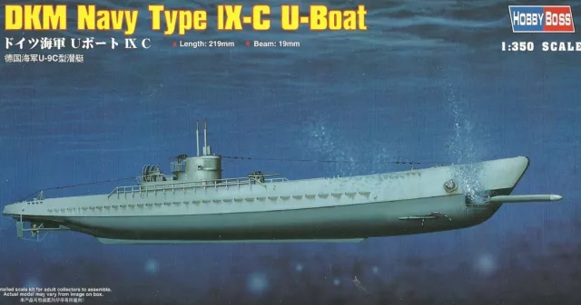 Hobby Boss 83508 DKM Type IX C Submarine - U Boot - 1:350