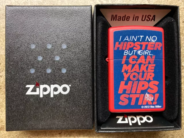 Mac Miller Genuine Zippo Lighter Windproof SUPER RARE! NEW IN BOX!