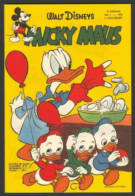 Micky Maus  1956 Nr. 1 - 26    Top Zustand