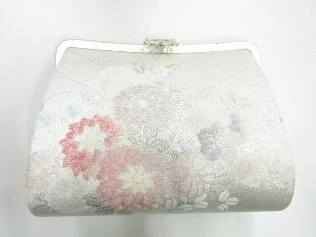 6531069: Japanese Kimono / Antique Bag / Woven Floral Plants