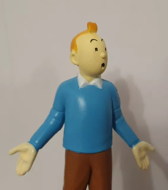 Lot De 6 Figurines Tintin 10 Cm En Résine Pour Collectionneur 3