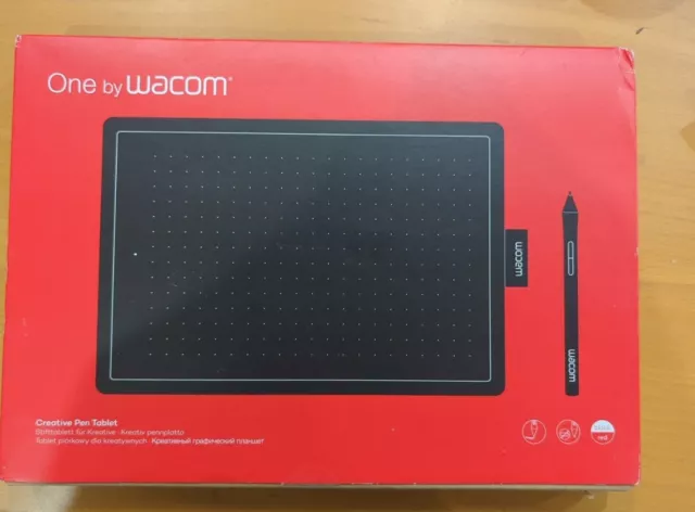 Wacom One by Wacom creative pen tablet medium CTL-672-N drawing graphic USB