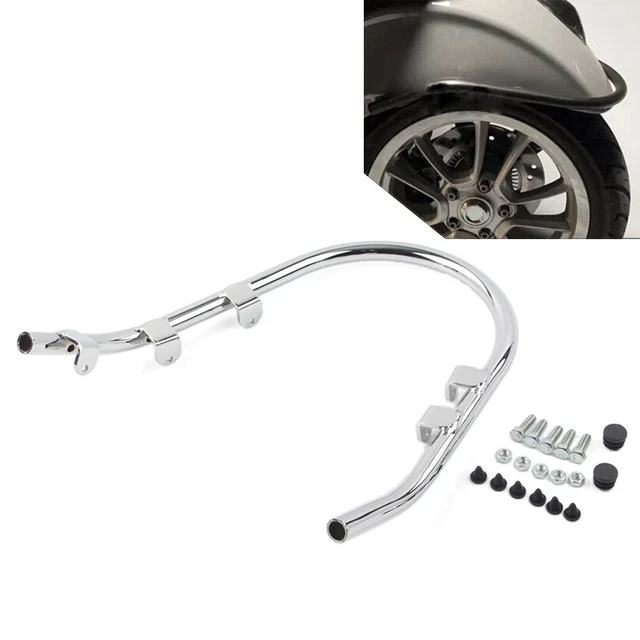 Front Bumper Guard For Vespa Sprint 150 16-21 Mudguard Crash Bar Bracket Chrome