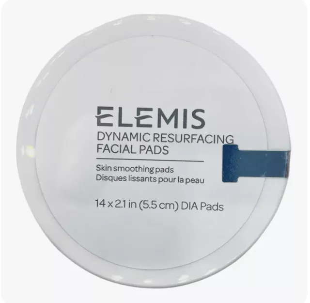 Almohadillas Faciales Elemis De Rejuvenecimiento Dinámico (Nuevas En Caja/Tamaño De Viaje/14 Almohadillas/Selladas)