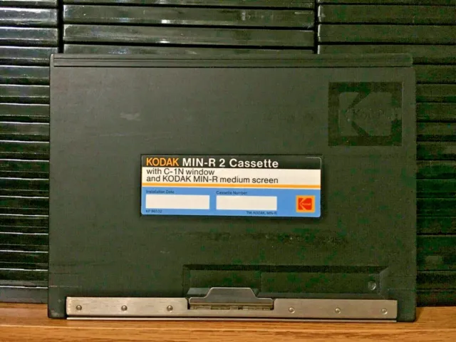 Kodak 18cm x 24cm Min-R 2 Cassette with C-1N Window, Kodak Min-R Medium Screen
