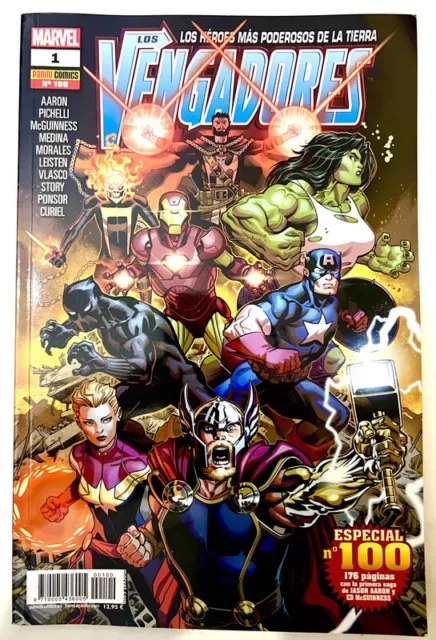 Los Vengadores Panini Comics Marvel 1 Nº 100 Perfecto Estado