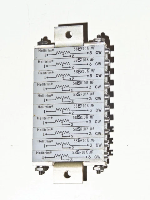 10 Helitrim 10K Ohm Ganged Potentiometers