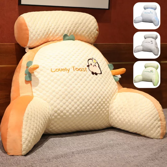 Pillow Neck Lumbar Bed Backrest Reading Support Cartoon Chair Cushion Pillow✳